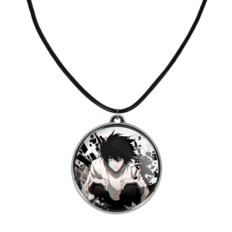 گردنبند خندالو مدل نماد شینیگامی و ال لاولیت انیمه دفترچه مرگ کد 1130911316