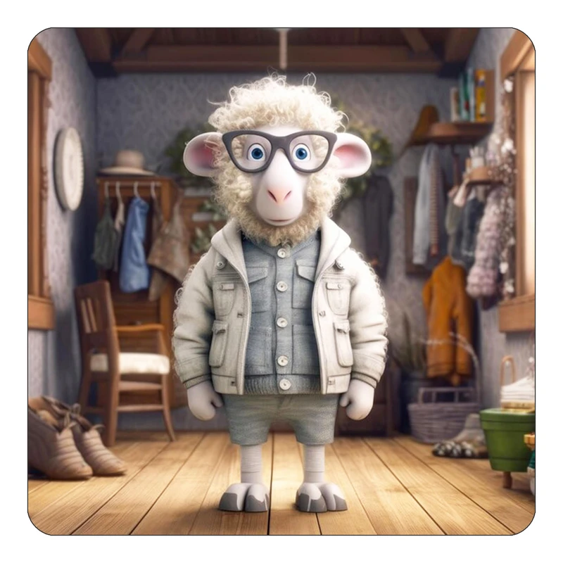 مگنت کاکتی طرح حیوانات کارتونی مدل mp27225