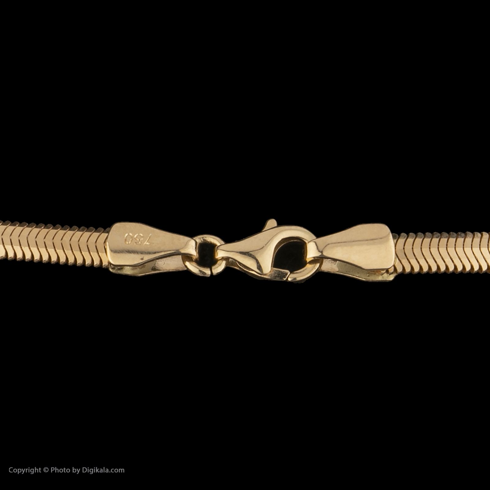 گردنبند طلا 18 عیار زنانه مایا ماهک مدل MM1737 طرح تیغ ماهی - هرینگبون -  - 4