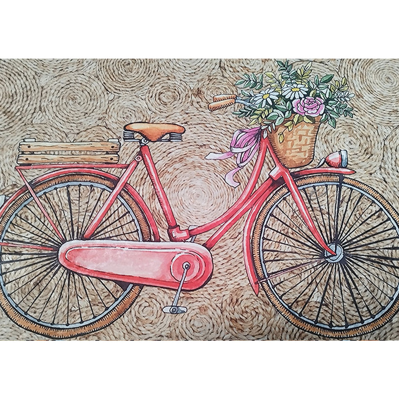 فرش پارچه ای مدل فرشینه کد C2021