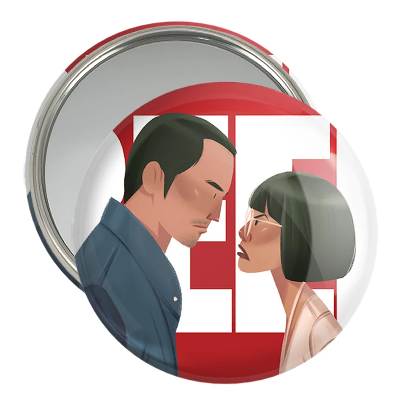 آینه جیبی خندالو مدل سریال بیف Beef کد 29993