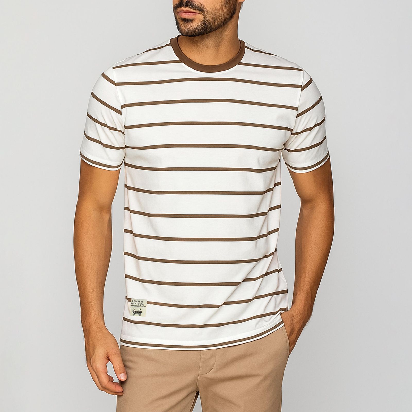 تی شرت آستین کوتاه مردانه باینت مدل 2261795 - - 1