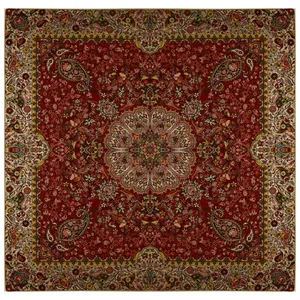 رومیزی ترمه نگین خاتم طرح افشاری کد 9