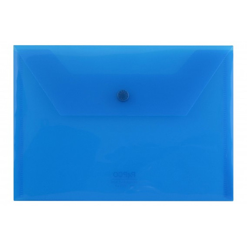 پوشه دکمه دار پاپکو کد B5-ClearM سایز A5 بسته 2 عددی