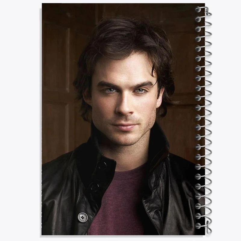 دفتر نت موسیقی 50 برگ خندالو مدل دیمون خاطرات یک خون آشام The Vampire Diaries کد 20250