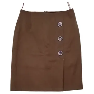 دامن زنانه مدل کرپ دکمه دار