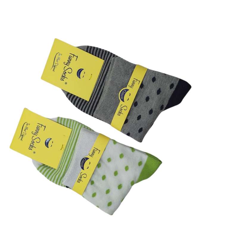 جوراب دخترانه فانی ساکس مدل T10 بسته دو عددی