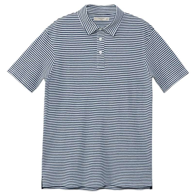 پولوشرت آستین کوتاه مردانه مانگو مدل DN640HEN