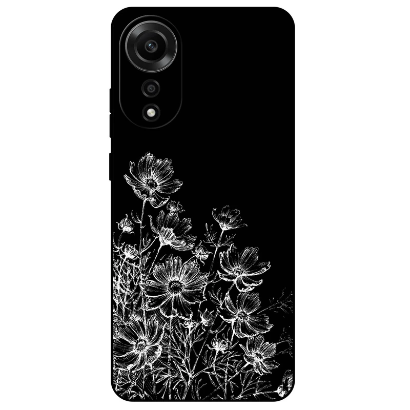 کاور مگافون طرح گل مدل 7274 مناسب برای گوشی موبایل اوپو A78     