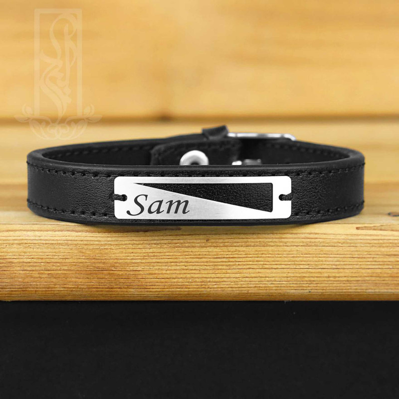 دستبند نقره مردانه لیردا مدل اسم سام 5533 دستبند نقره مردانه لیردا مدل اسم سام 5533