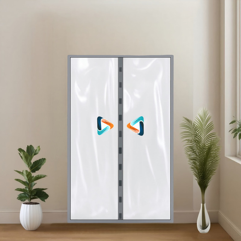 پرده مغناطیسی پرده مغناطیسی ماندگاران برنا مدل پلاستیکی سایز 240x120 سانتی‌متر