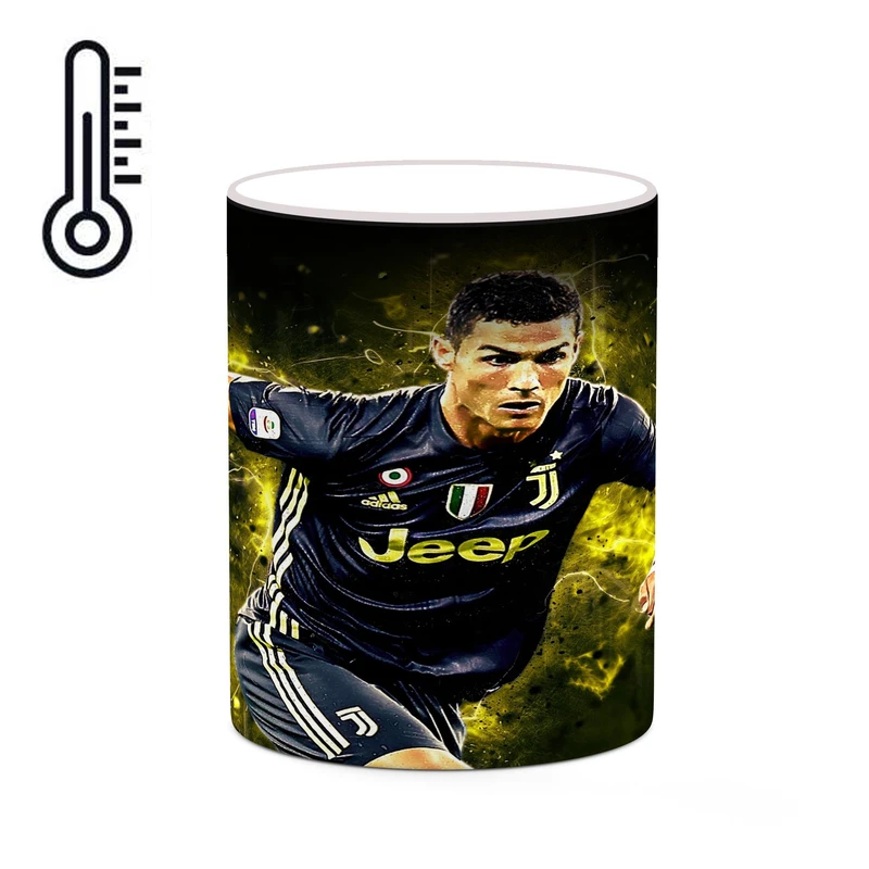 ماگ حرارتی کاکتی طرح Ronaldo رونالدو مدل mgh43131