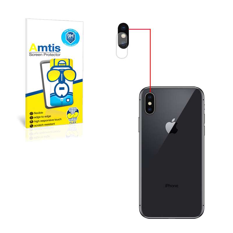 محافظ لنز دوربین امتیس مدل iphone x مناسب برای گوشی موبایل اپل IPHONE X