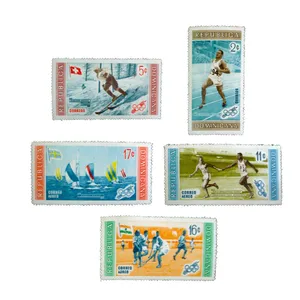 تمبر یادگاری مدل ورزشی کد a-853 مجموعه 5 عددی