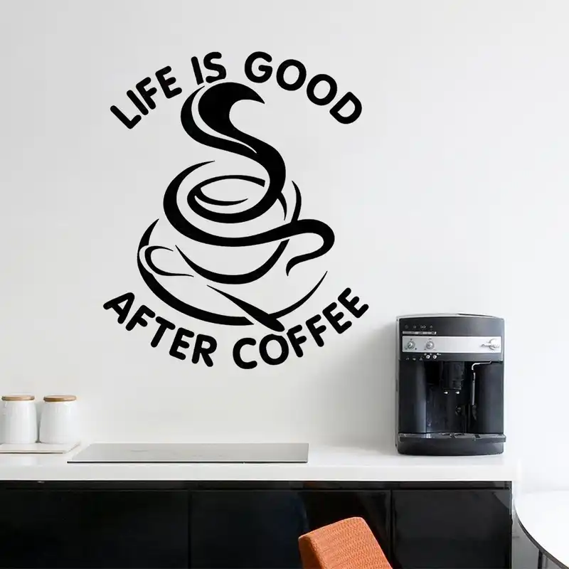 استیکر دیواری شیپرس طرح کافه SD011M