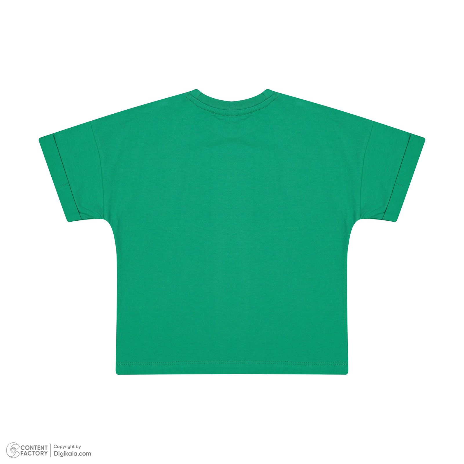 ست تی شرت و شلوارک پسرانه سون پون مدل 13911083 رنگ سبز -  - 4