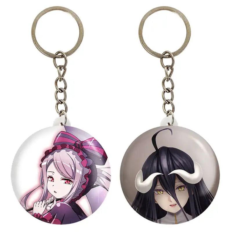 جاکلیدی خندالو مدل شالتر انیمه اورلرد کد 1834018329 مجموعه 2 عددی