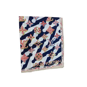 روسری زنانه مدل ابریشم دور دوز