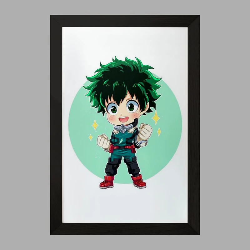 تابلو خندالو مدل ایزوکو میدوریا انیمه آکادمی قهرمان من My Hero Academia  کد 10076