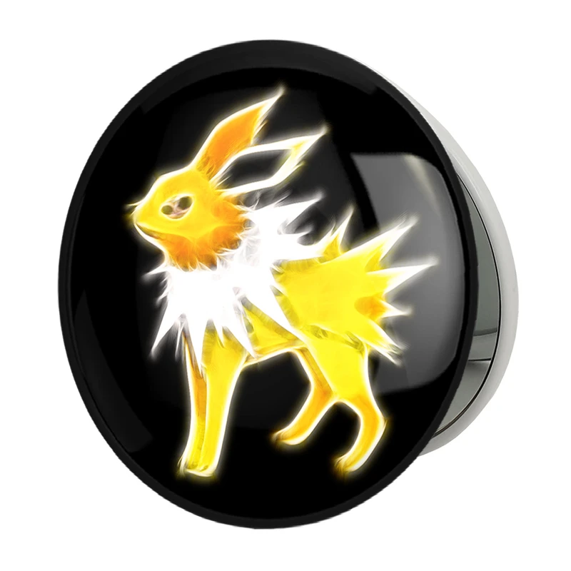 آینه جیبی خندالو طرح تندرز انیمه پوکمون مدل تاشو کد 17397 