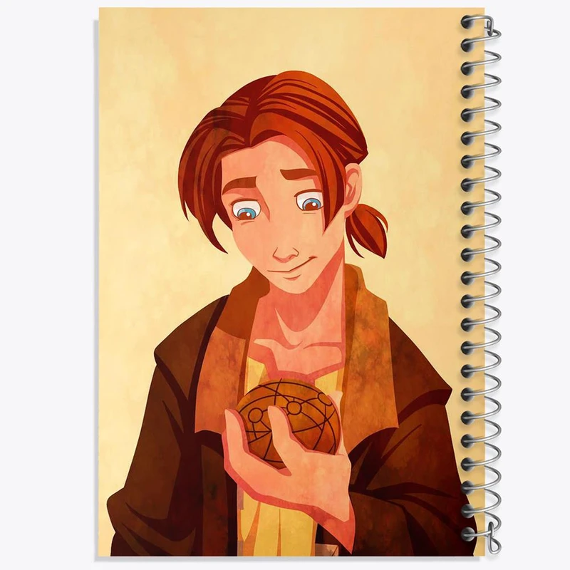 دفتر مشق 50 برگ خندالو مدل انیمیشن سیاره گنج Treasure Planet کد 13763