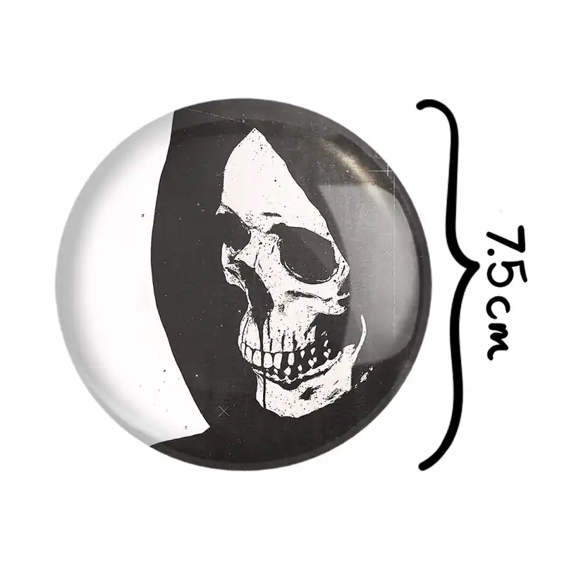 آینه جیبی خندالو طرح اسکلت Skleton مدل تاشو کد 1198