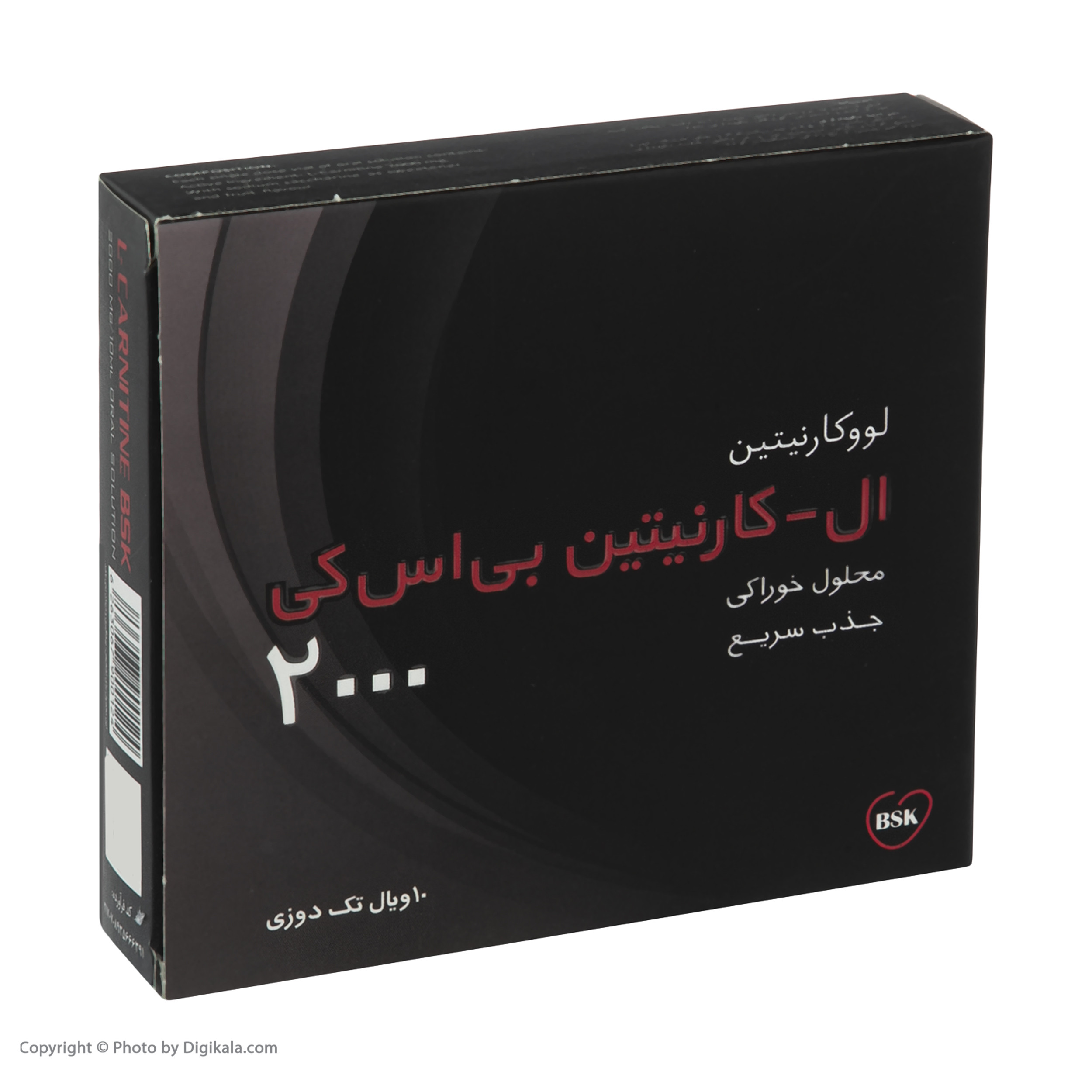 محلول خوراکی ال - کارنیتین 2000 میلی گرمی بی اس کی بسته 10 عددی محلول خوراکی ال - کارنیتین 2000 میلی گرمی بی اس کی بسته 10 عددی