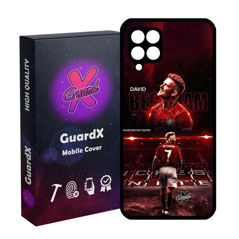 کاور گارد ایکس طرح David Beckham مدل Glass10581 مناسب برای گوشی موبایل سامسونگ Galaxy A12/M12/F12