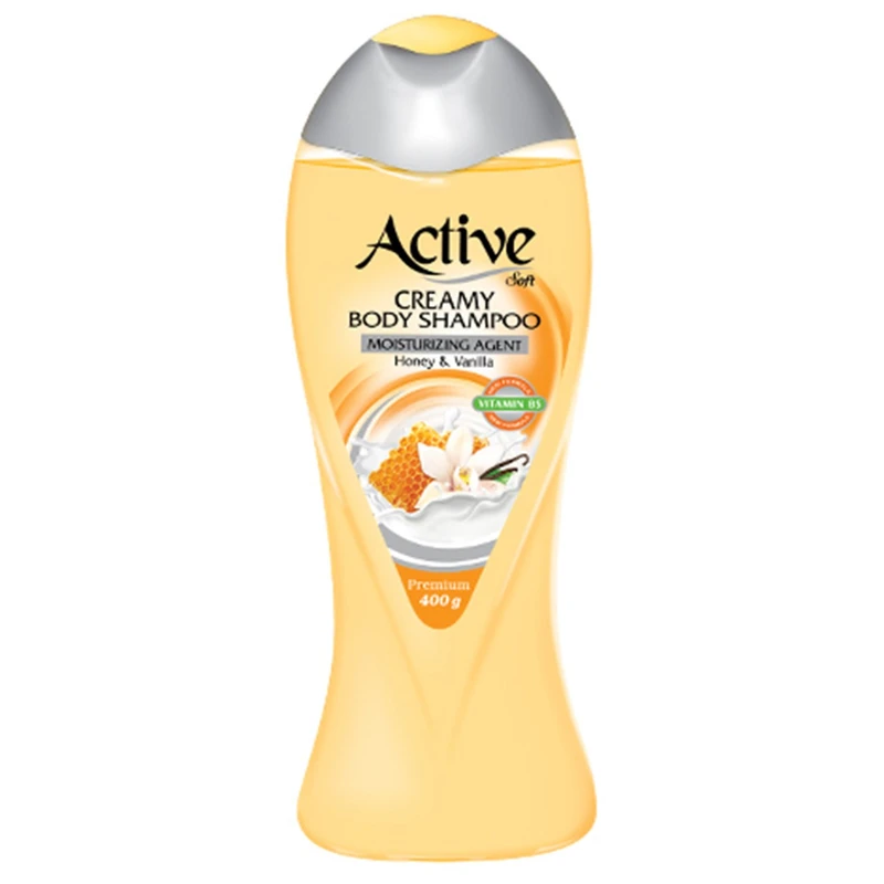 شامپو بدن اکتیو مدل Moisturizing Cream مناسب برای انواع پوست وزن 400 گرم