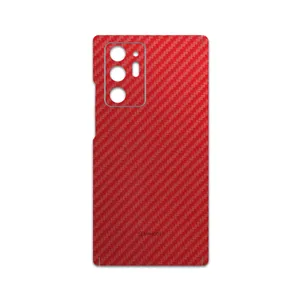 MAHOOT Red-Fiber Cover Sticker for Samsung Galaxy Note20 Ultra