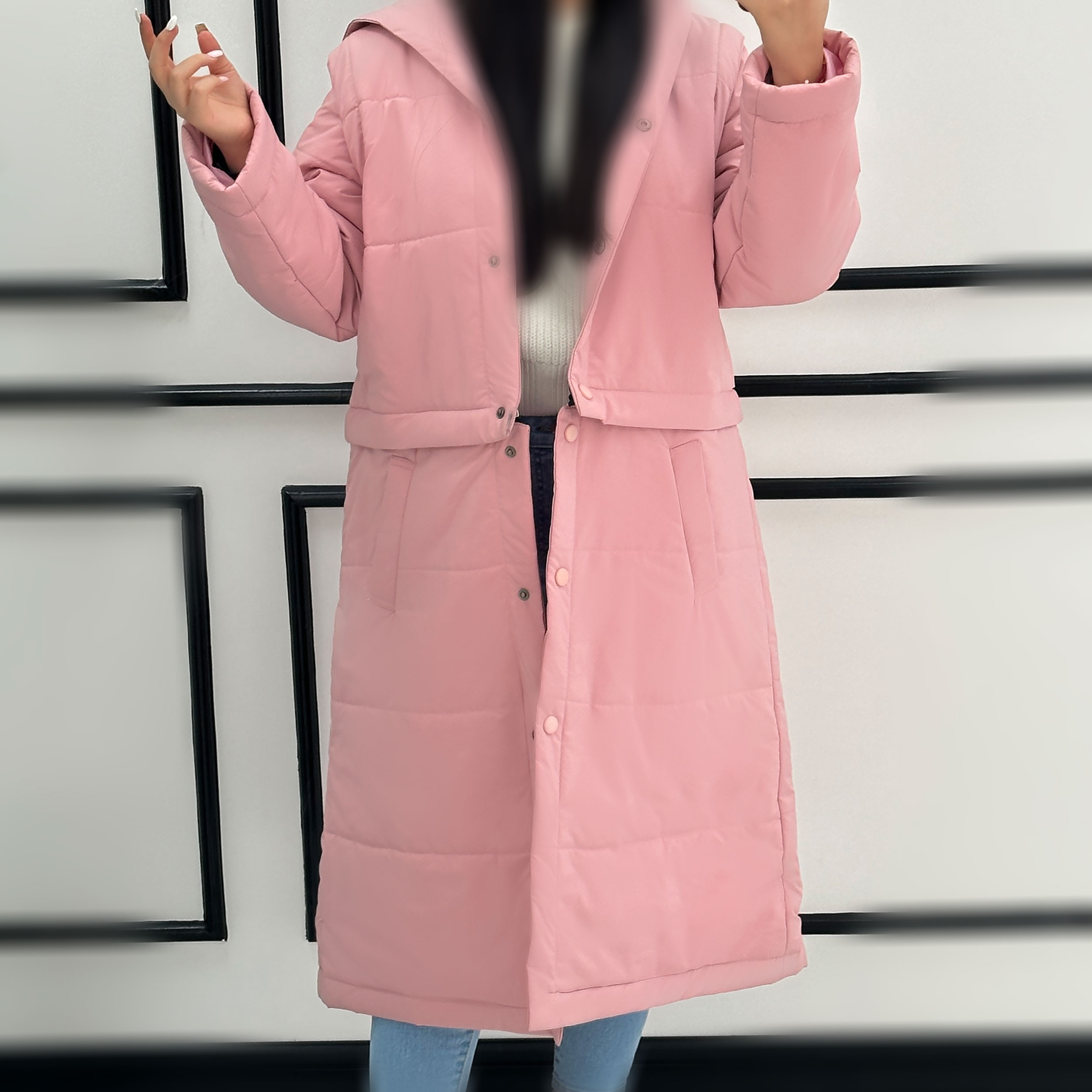 کاپشن زنانه السانا مدل شانیا کد 147301 - - 49