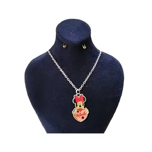 گردنبند دخترانه مدل میکی موس کد H1