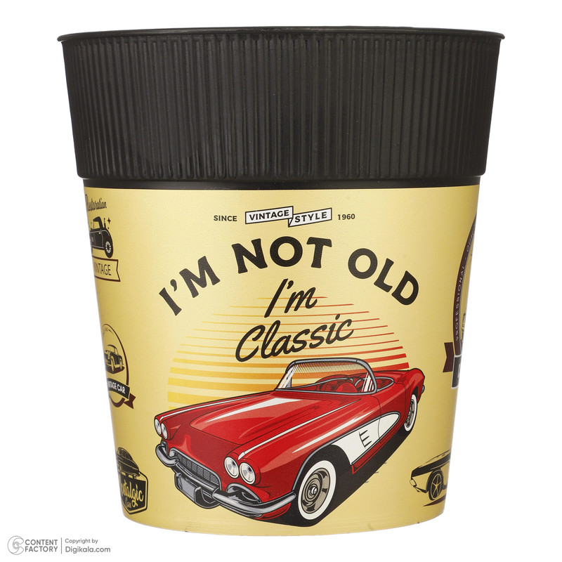 سطل زباله فرش کیپس طرح ماشین کد 001