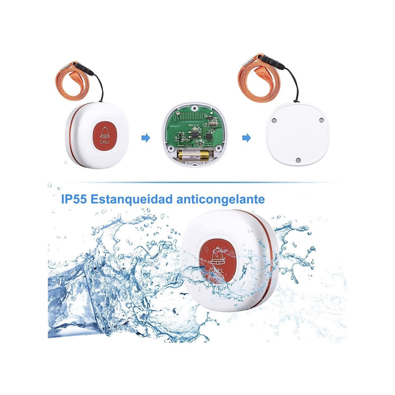 زنگ بی سیم  دایتک مدل cl01  مجموعه 3 عددی