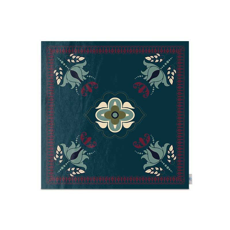 رومیزی شمسه نگار مدل گل کد DPR96