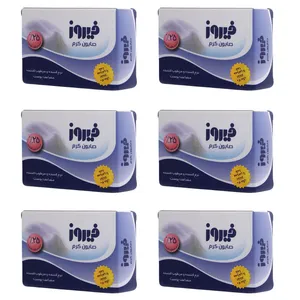 صابون بچه فیروز مدل A10 وزن 120 گرم بسته 6 عددی