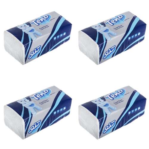دستمال کاغذی 250 برگ تنو مدل soft 6yj مجموعه 4 عددی