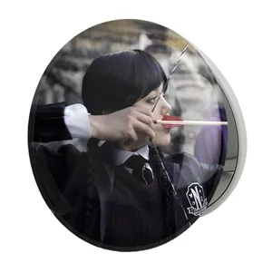 آینه جیبی خندالو طرح سریال ونزدی Wednesday مدل تاشو کد 25288 