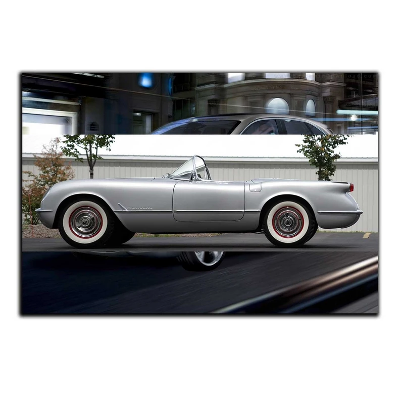 تابلو شاسی بکلیت طرح ماشین شورلت کروت مدل SH-4733