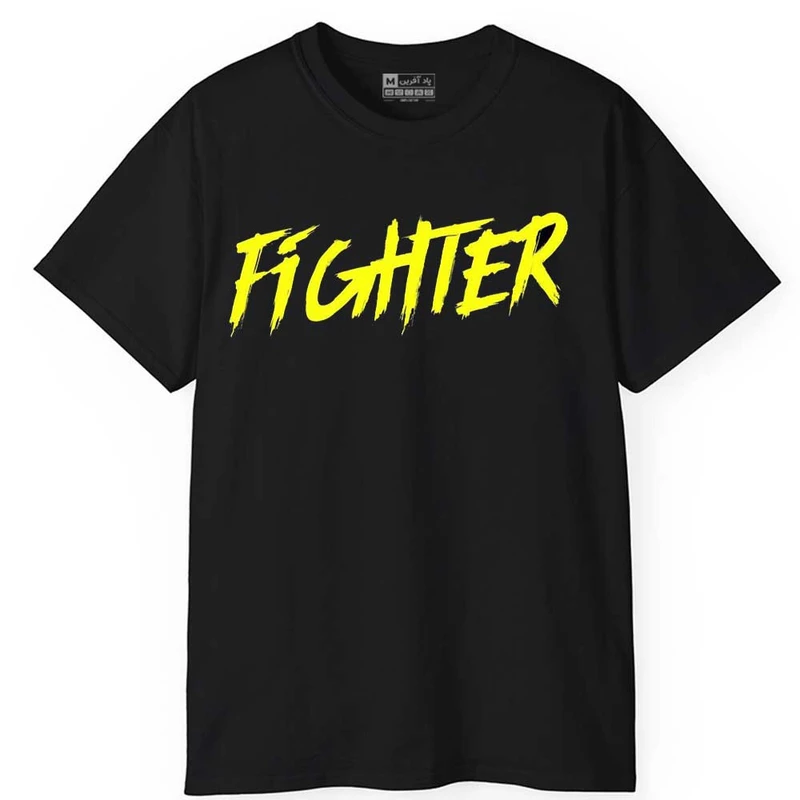 تی‌شرت آستین کوتاه مردانه پاد آفرین مدل فایتر کد 1500