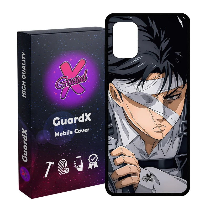کاور گارد ایکس طرح لیوای انیمه مدل Glass10569 مناسب برای گوشی موبایل سامسونگ Galaxy A31