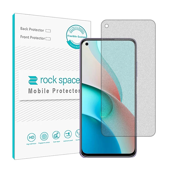 محافظ صفحه نمایش مات راک اسپیس مدل HyMTT مناسب برای گوشی موبایل شیائومی Redmi Note 9 5G