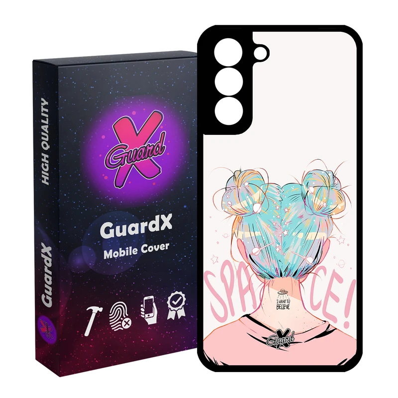 کاور گارد ایکس طرح دختر مدل Glass10198 مناسب برای گوشی موبایل سامسونگ Galaxy S21 FE