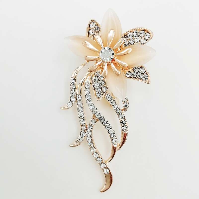 گل سینه زنانه مدل گل کد ja300