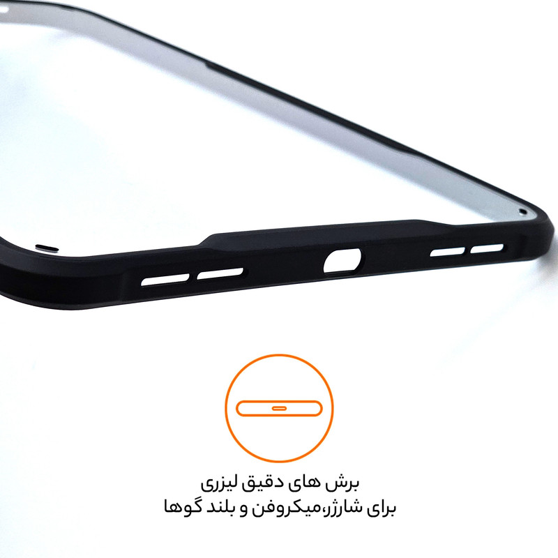 کاور سامورایی مدل Black-Bumper مناسب برای تبلت اپل iPad 10th Generation 10.9 2022 / iPad 11th Generation 2025 