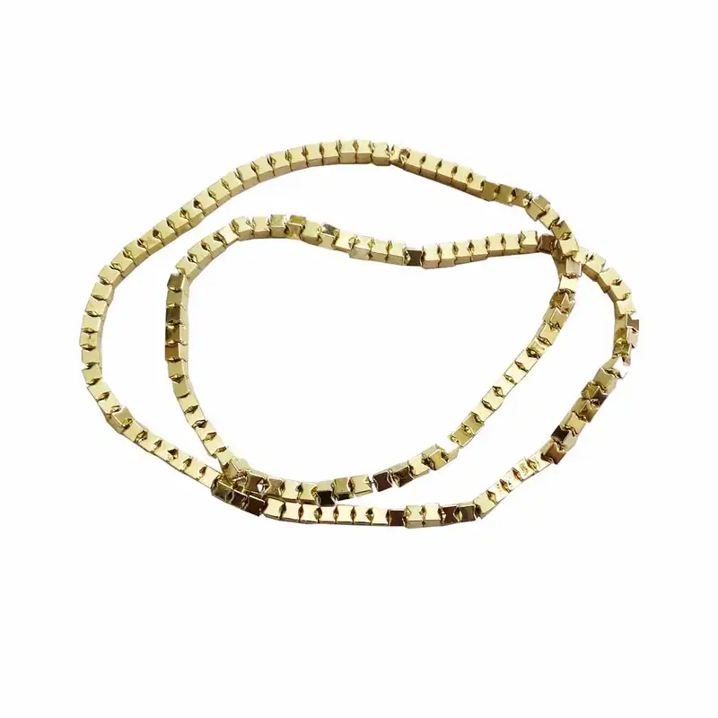 مهره دستبند مدل حدید چند وجهی کد MO-1007 مجموعه 40 عددی