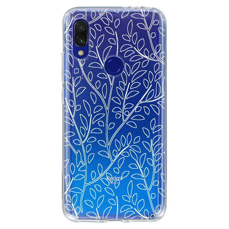 کاور مگافون طرح برگ مدل C45-W مناسب برای گوشی موبایل شیائومی Redmi 7