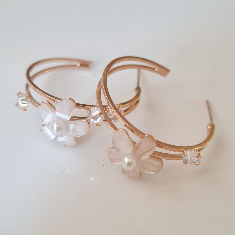 گوشواره زنانه مدل گل