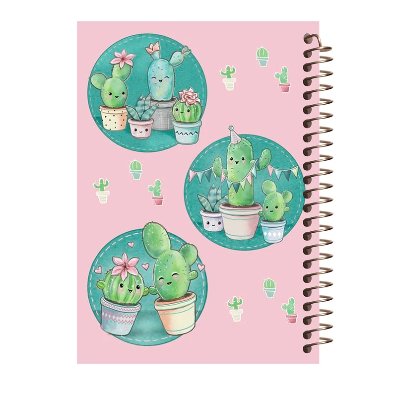 دفتر لغت 100 برگ طرح کاکتوس کد W238