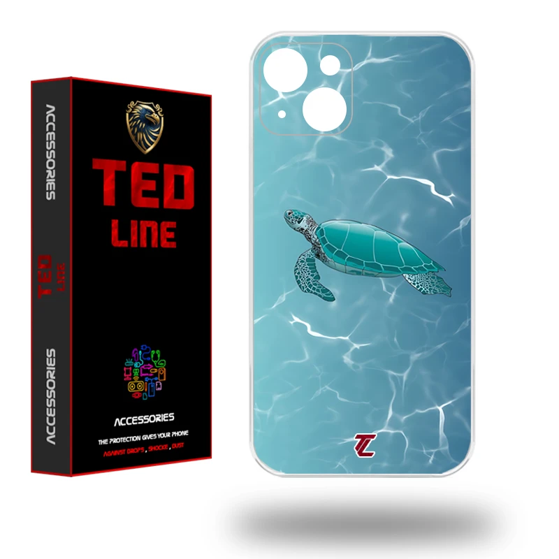 کاور تد لاین طرح لاک پشت کد 1100 مناسب برای گوشی موبایل اپل Iphone 13 / 14 